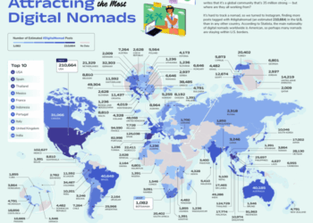 Instagram Data Reveals Global Distribution Of Digital Nomads In 2023